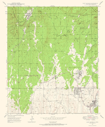 Picture of FORT BAYARD NEW MEXICO QUAD - USGS 1947