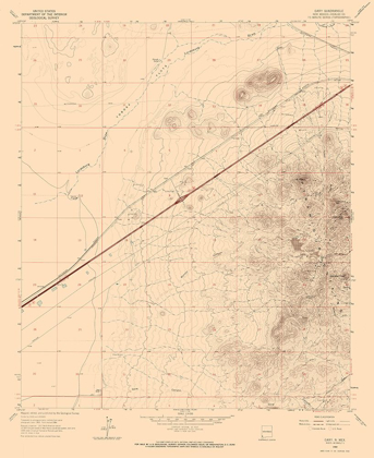 Picture of GARY NEW MEXICO QUAD - USGS 1964