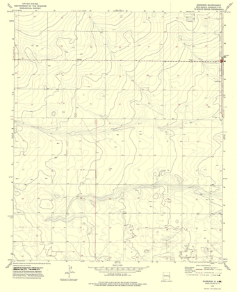 Picture of GARRISON NEW MEXICO QUAD - USGS 1972