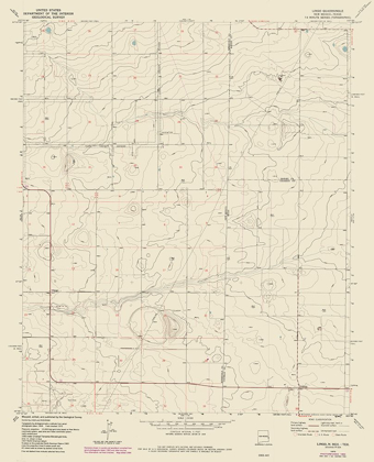 Picture of LINGO NEW MEXICO QUAD - USGS 1970