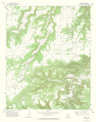 Picture of MAES NEW MEXICO QUAD - USGS 1972