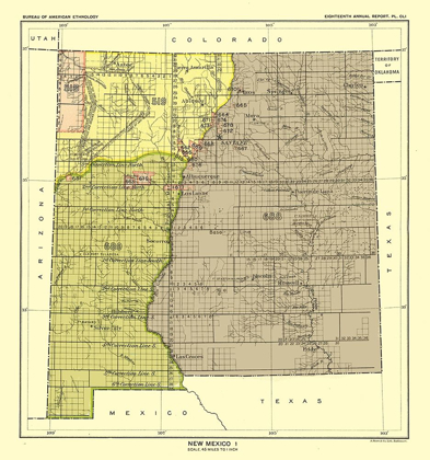 Picture of NEW MEXICO - HOEN 1896