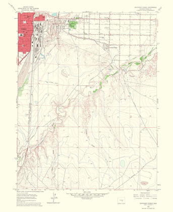 Picture of EAST PUEBLO SOUTHEAST COLORADO QUAD - USGS 1960