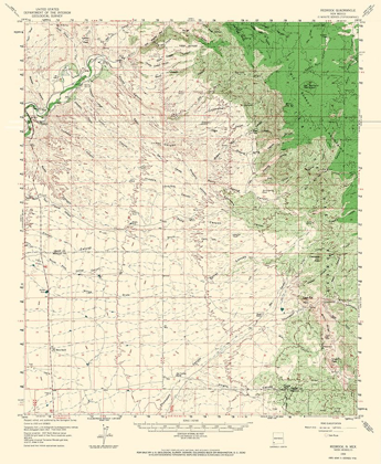Picture of REDROCK NEW MEXICO QUAD - USGS 1959