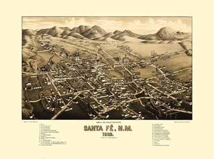 Picture of SANTA FE NEW MEXICO - STONER 1892