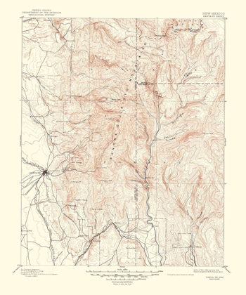 Picture of SANTA FE NEW MEXICO SHEET - USGS 1948