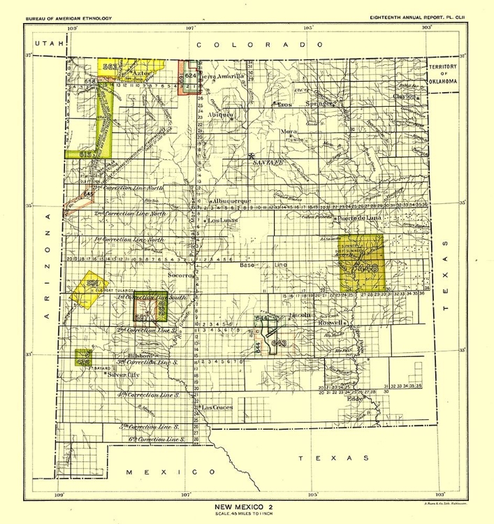 Picture of NEW MEXICO - SANTA FE - HOEN 1896