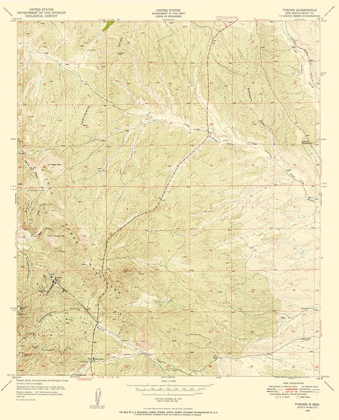 Picture of TYRONE NEW MEXICO QUAD - USGS 1950