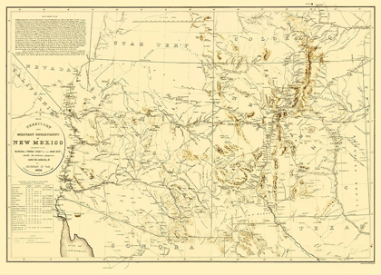 Picture of NEW MEXICO TERRITORY NEW MEXICO ARIZONA