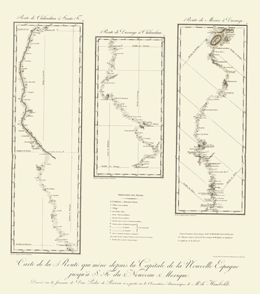 Picture of NEW MEXICO ROUTES - VON HUMBOLT 1807