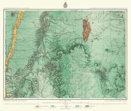 Picture of CENTRAL NEW MEXICO LAND CLASSIFICATION SHEET