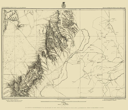 Picture of NEW MEXICO 1 OF 2 SHEET - US ARMY 1877