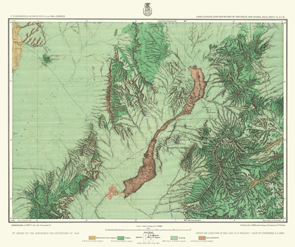 Picture of SOUTH NEW MEXICO LAND CLASSIFICATION SHEET