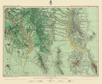 Picture of SOUTHWEST NEW MEXICO LAND CLASSIFICATION SHEET