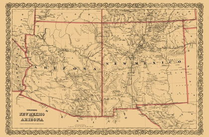 Picture of NEW MEXICO, ARIZONA - COLTON 1873