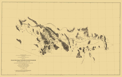 Picture of PIMAS VILLAGES TO FORT FILLMORE ROUTE - PARKE 1855