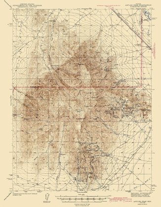 Picture of ANTLER NEVADA QUAD - USGS 1943