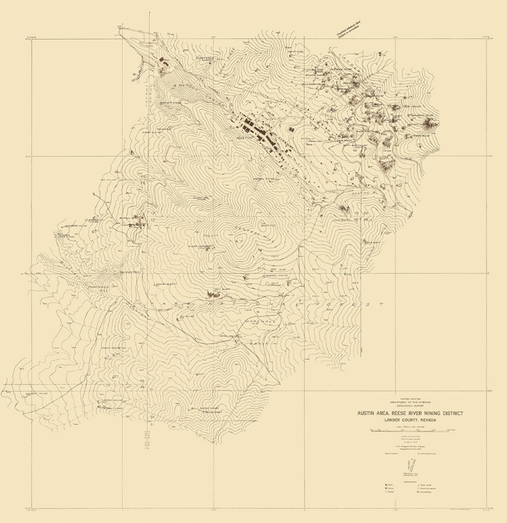 Picture of AUSTIN REESE RIVER MINING DISTRICT NEVADA