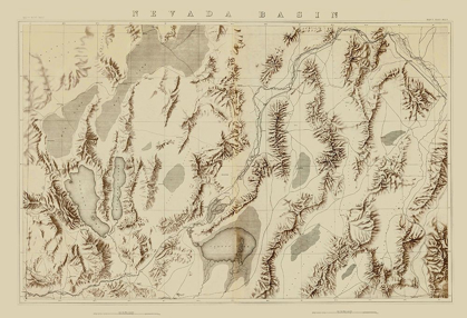Picture of NEVADA BASIN NEVADA - KING 1876
