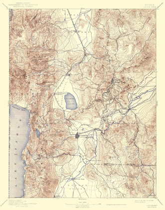 Picture of CARSON NEVADA SHEET - USGS 1893