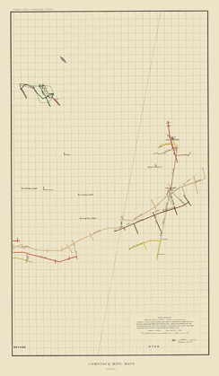 Picture of COMSTOCK MINE NUMBER ONE NEVADA - BECKER 1882