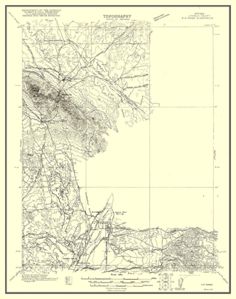 Picture of ELY RANGE NEVADA QUAD - USGS 1921