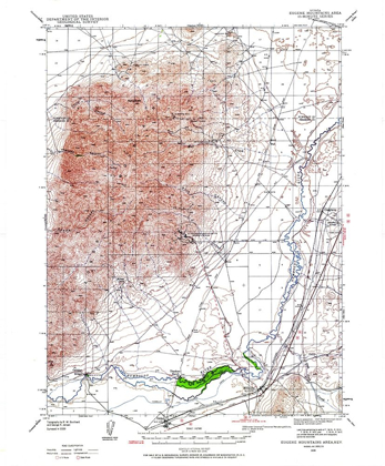 Picture of EUGENE MT AREA NEVADA - USGS 1939