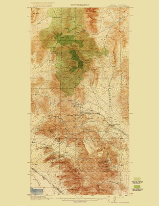 Picture of GOODSPRINGS CALIFORNIA NEVADA QUAD - USGS 1919