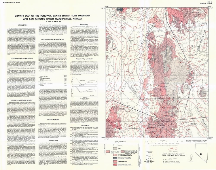 Picture of RANCH QUAD GRAVITY NEVADA MINES - ERWIN 1968