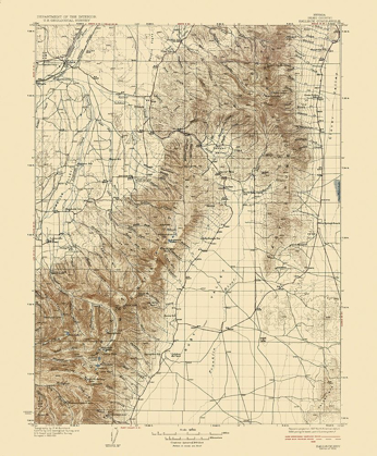 Picture of HALLECK NEVADA QUAD - USGS 1935