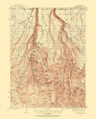 Picture of JARBIDGE NEVADA IDAHO QUAD - USGS 1943