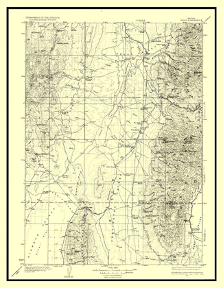Picture of JIGGS NEVADA QUAD - USGS 1935