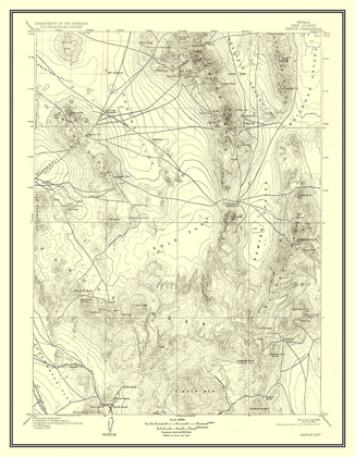 Picture of KAWICH NEVADA QUAD - USGS 1908