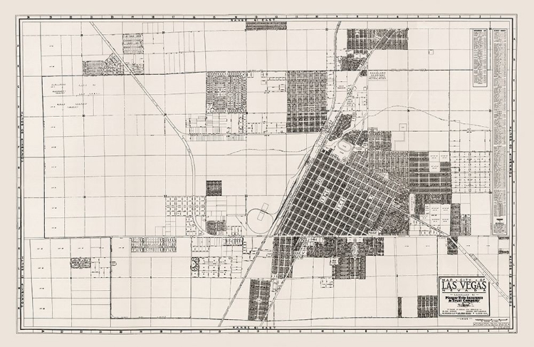 Picture of LAS VEGAS NEVADA LANDOWNER - PIONEER TITLE 1946