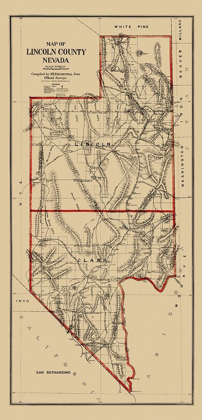 Picture of LINCOLN NEVADA LANDOWNER - FREUDENTHAL 1908