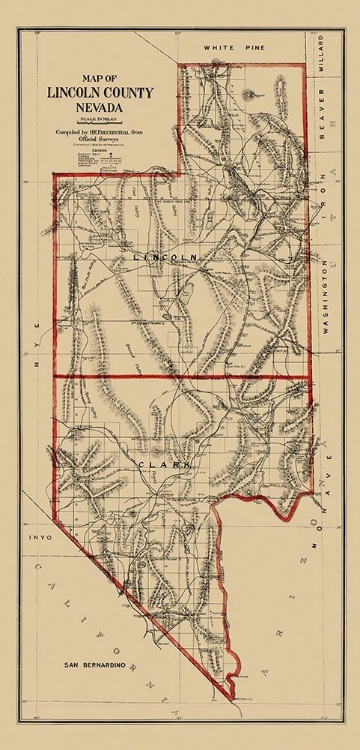 Picture of LINCOLN NEVADA LANDOWNER - FREUDENTHAL 1908