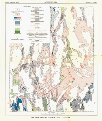 Picture of LINCOLN COUNTY TECTONIC NEVADA MINES - USGS 1998