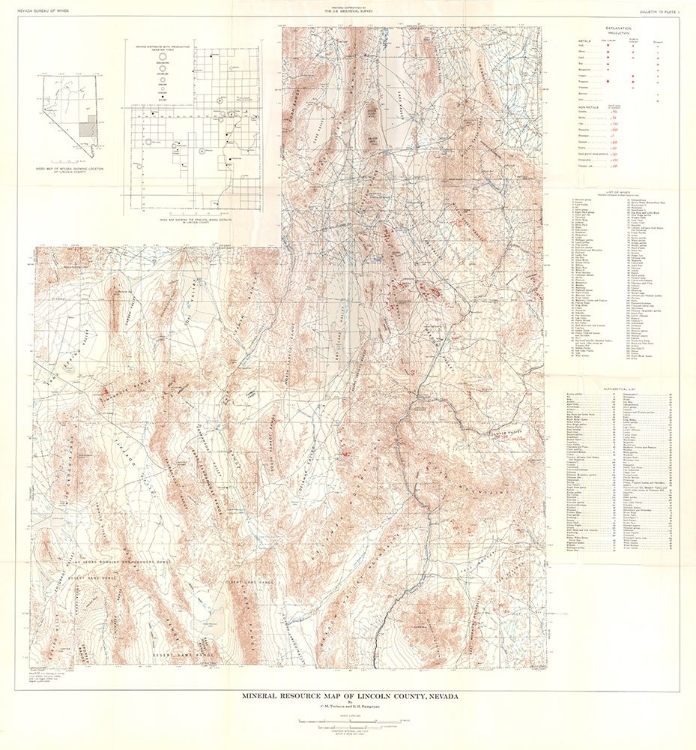 Picture of LINCOLN COUNTY MINERALS NEVADA MINES - TSCHANZ