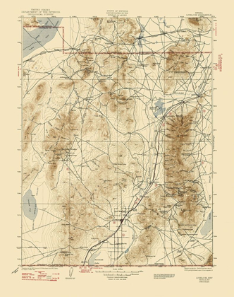 Picture of LOVELOCK NEVADA QUAD - USGS 1935