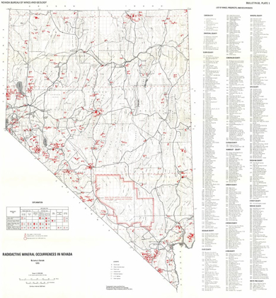 Picture of RADIOACTIVE MINERALS NEVADA MINES - GARSIDE 1973