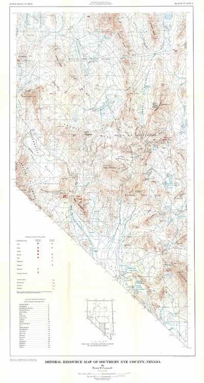 Picture of SOUTHERN NYE COUNTY MINERALS NV MINES