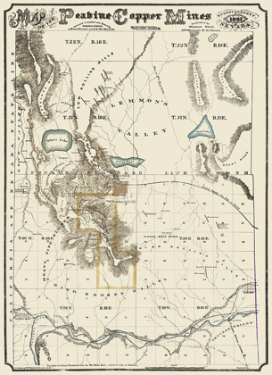 Picture of PEAVINE COPPER MINES NEVADA - HATCH 1867
