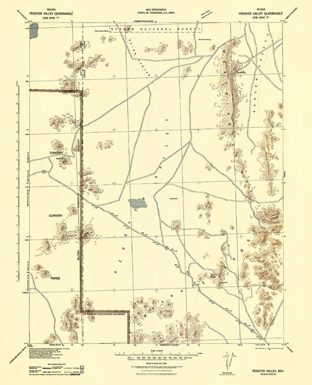 Picture of PENOYER VALLEY NEVADA - US ARMY 1942