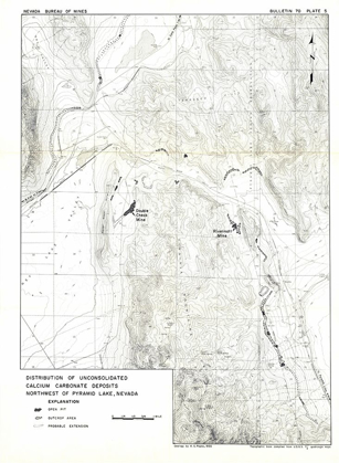 Picture of LAKE PYRAMID CALCIUM NEVADA MINES - USGS 1966