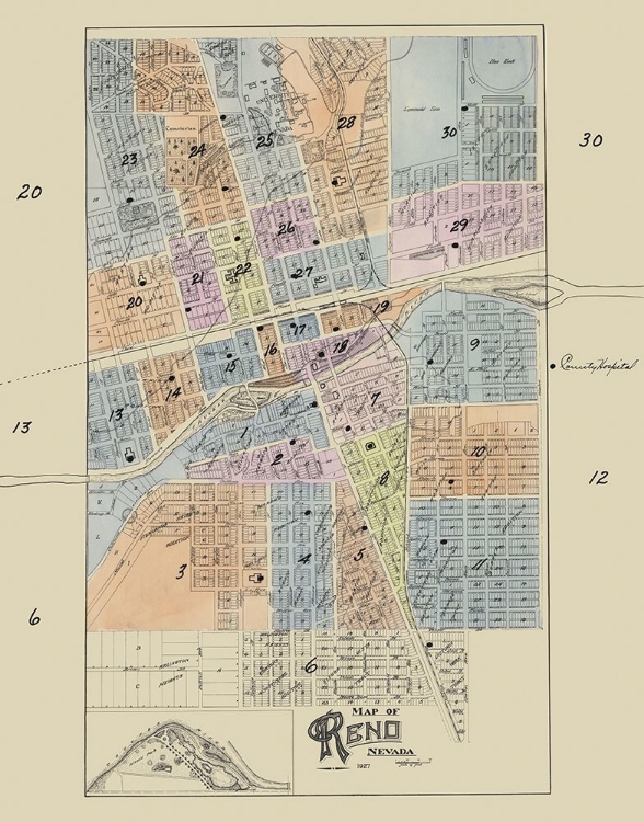 Picture of RENO NEVADA - 1927