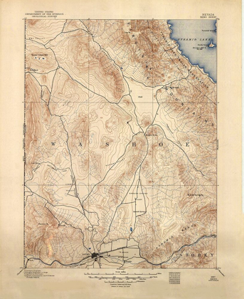 Picture of RENO NEVADA SHEET - USGS 1893