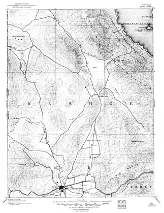 Picture of RENO NEVADA SHEET - USGS 1889