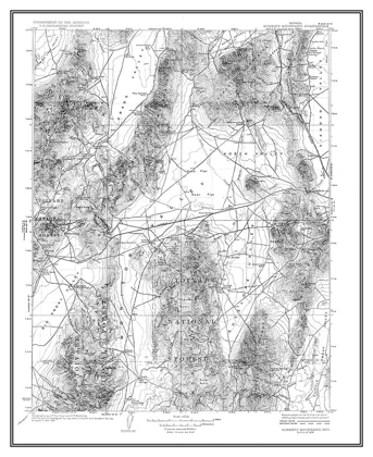 Picture of MT ROBERTS NEVADA QUAD - USGS 1929