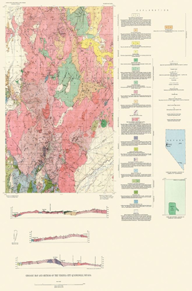 Picture of VIRGINIA CITY NEVADA QUAD - USGS 1952