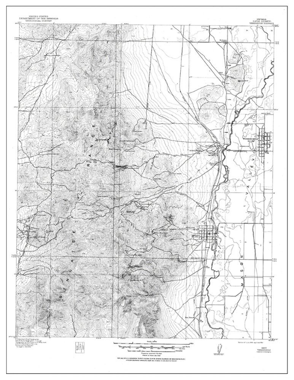 Picture of YERINGTON DISTRICT NEVADA - USGS 1915